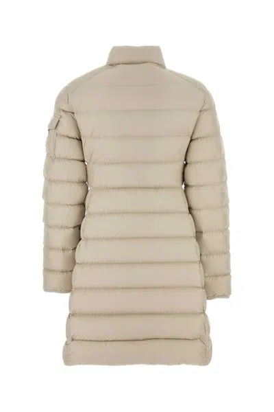 Moncler Sand Polyester Igesse Down Jacket In Neutral