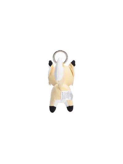 Maison Kitsuné Fox Bag Charm Accessories In Neutral
