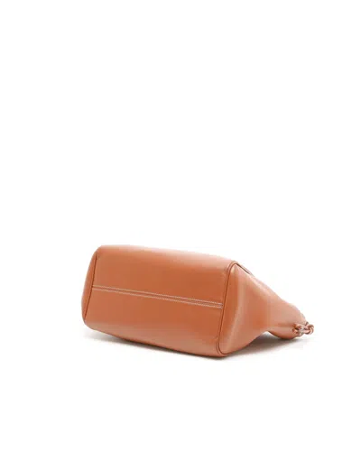 Celine Céline Small Cabas Drawstring Cuir Triomphe Bag In Brown