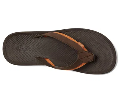 Chaco Lowdown Leather Flip In Brown