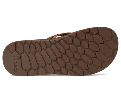 Chaco Lowdown Leather Flip In Brown
