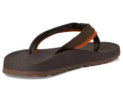 Chaco Lowdown Leather Flip In Brown