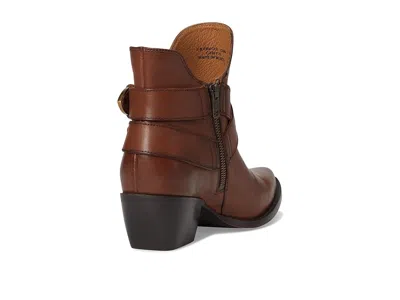 Frye Sacha Strap Bootie In Brown