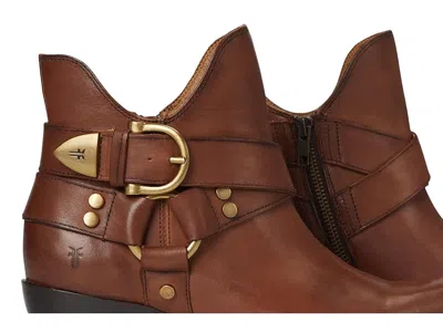 Frye Sacha Strap Bootie In Brown