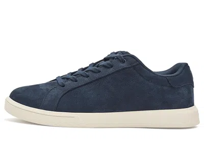 Peter Millar Drift Classic Nubuck Sneaker In Blue