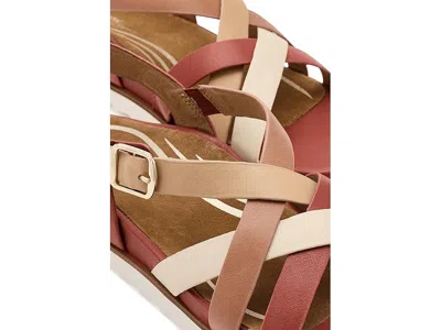 Aetrex Carmen Platform Sandals In Brown