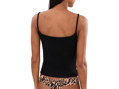 Commando Classic Print Thong Panty In Brown