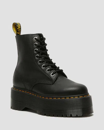 Dr. Martens 1460 Max Leather Platform Boots In Black