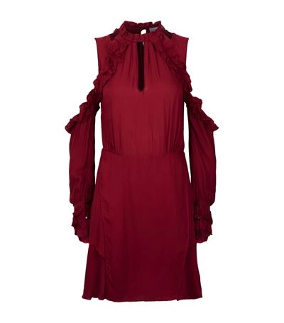 Shop Iro Hanie Off-shoulder Ruffle Dress