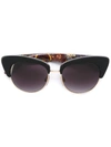 Dolce & Gabbana Print Arm Detail Sunglasses