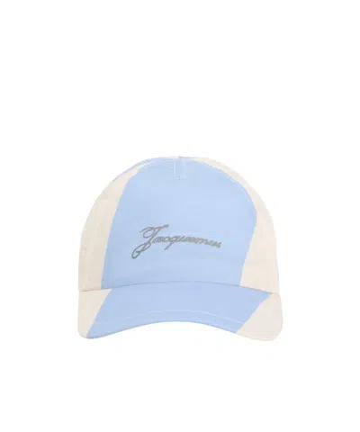Jacquemus Baluchon Logo-embroidered Baseball Cap In Orange