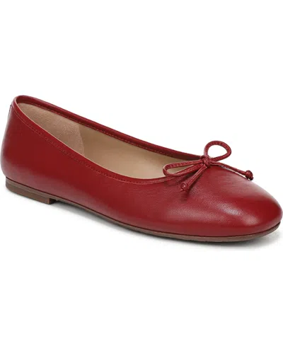 Sam Edelman Alie Bow-detail Leather Ballet Flats In Multi