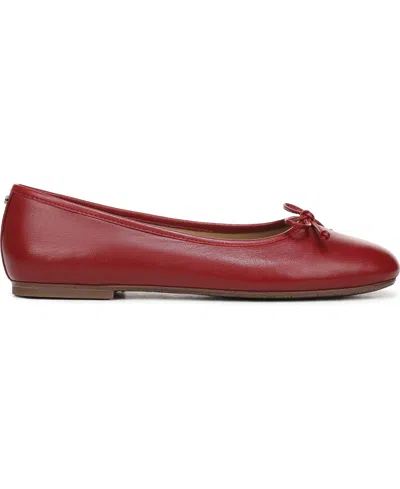 Sam Edelman Alie Bow-detail Leather Ballet Flats In Multi