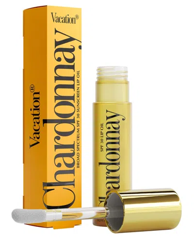 Vacation Chardonnay Lip Oil Spf 30 In Transparent