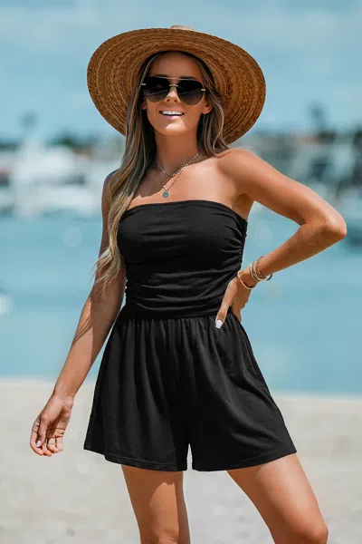 Cupshe On Purpose Black Romper In Black