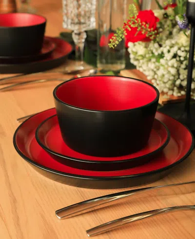 Stone Lain Albie 16 Pc. Dinnerware Set, Service For 4 In Multi