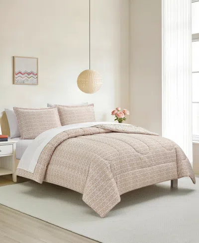 Macy's Adalia Reversible 3-pc. Comforter Sets In Pink