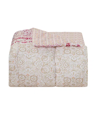 Macy's Adalia Reversible 3-pc. Comforter Sets In Pink