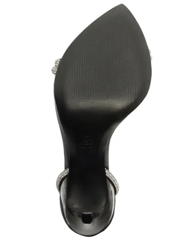 Schutz Skye Shine Ankle Strap Sandal In Black