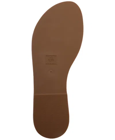 Schutz Valeria Toe Loop Ankle Strap Sandal In Brown