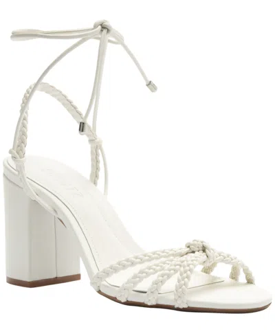 Schutz Adele Ankle Strap Sandal In White