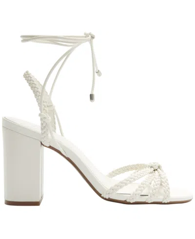 Schutz Adele Ankle Strap Sandal In White