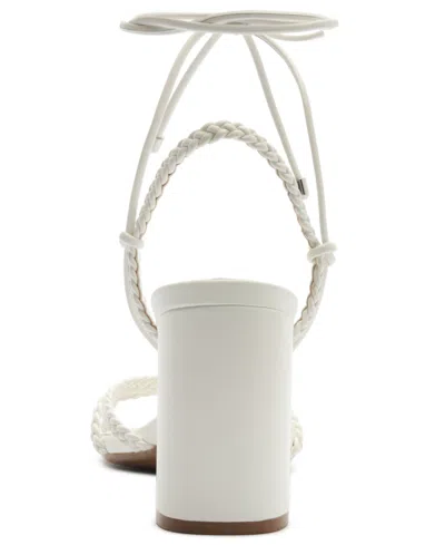 Schutz Adele Ankle Strap Sandal In White