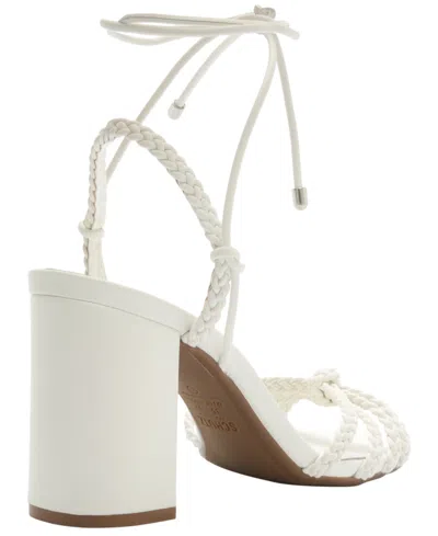 Schutz Adele Ankle Strap Sandal In White