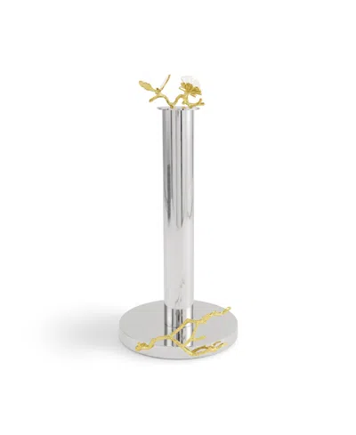 Michael Aram Butterfly Gingko Gold Tone Paper Towel Holder In Black