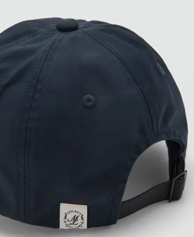 Mango Men's Plain Cotton Hat In Pattern