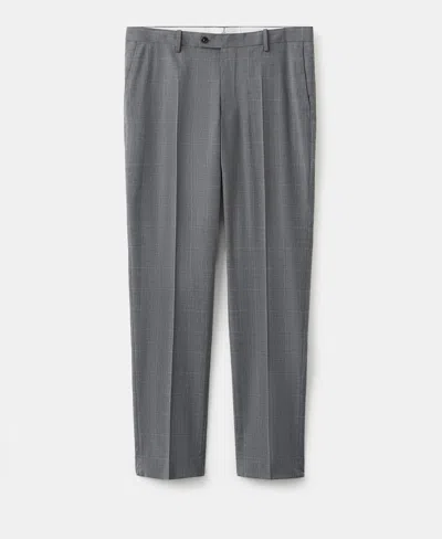 Mango London Regular-fit Pants In Gray