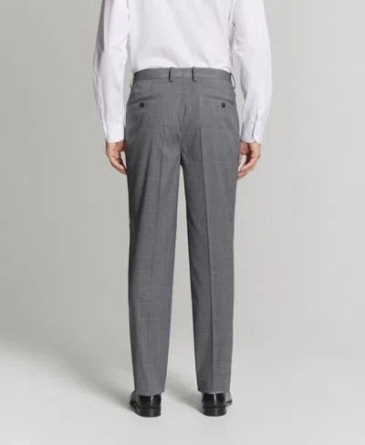 Mango London Regular-fit Pants In Gray