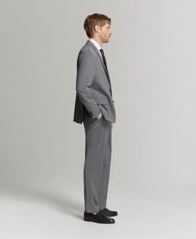 Mango London Regular-fit Pants In Gray