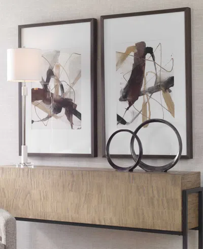Uttermost Interjection Abstract Prints, Set Of 2 In Multi