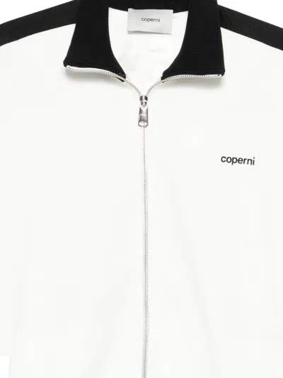 Coperni Oversized Track Jacket White In White