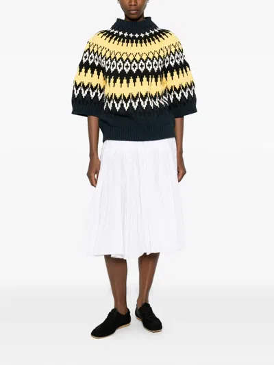 N°21 Patterned Round-neck Sweater In Multi