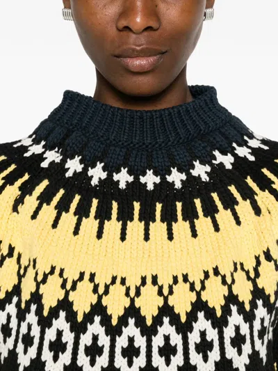 N°21 Patterned Round-neck Sweater In Multi