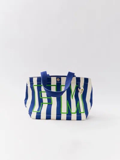 Baublebar Striped Custom Alpha Tote In Multi