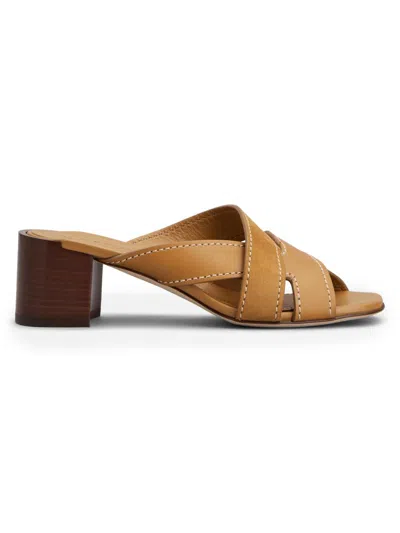 Tod's Women's 55mm Leather Block Heel Sandals In Multi