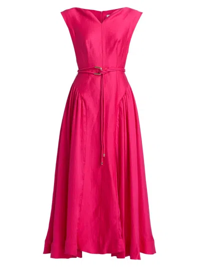 Acler Alvie A-line Maxi Dress In Pink