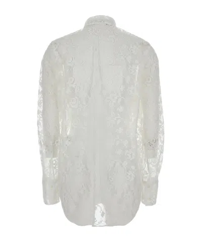 Msgm Button-fastening Shirt In Neutral