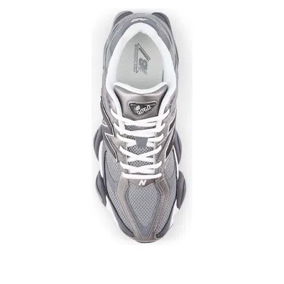 New Balance Unisex Synthetic Leather And Mesh Sneakers In Gray