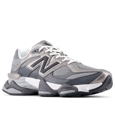 New Balance Unisex Synthetic Leather And Mesh Sneakers In Gray