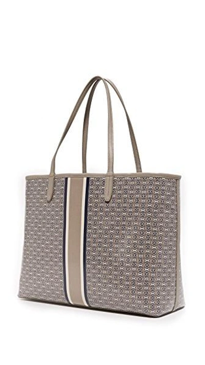 Shop Tory Burch Gemini Link Tote In French Grey