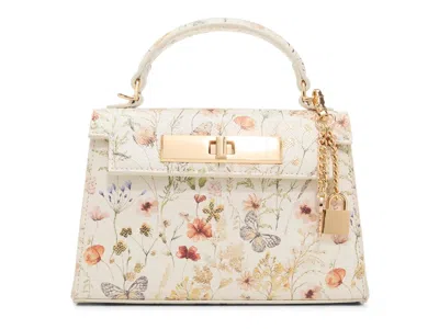 Aldo Leoraa Mini Top Handle Satchel Handbag In White