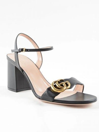 Shop Gucci Sandal In Black