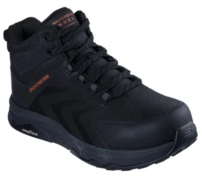 Skechers Extra Wide Width Work Speedflex Trekker Work Boot In Black