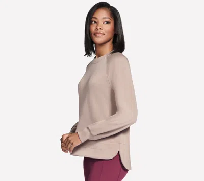 Skechers Skechluxe Elevate Crewneck Tee In Pink
