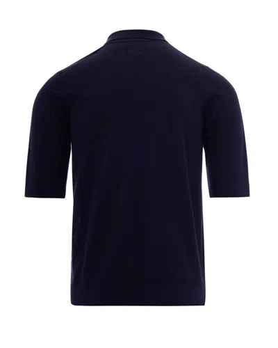 Ballantyne Camicia Cotone Navy In Multi