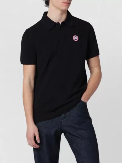 Canada Goose Lanvin Grey Embroidered Logo Cotton Sweatshirt In Black